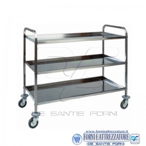 Carrello di servizio inox