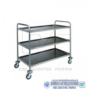 Carrello di servizio inox