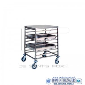 Carrello porta teglie GN2/1,8 teglie