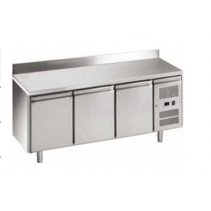 Banco refrigerato ventilato GN1/1 con alzatina -18/-22°