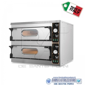Forno elettrico per pizza 2 camera cm.72x72x14H(x2)