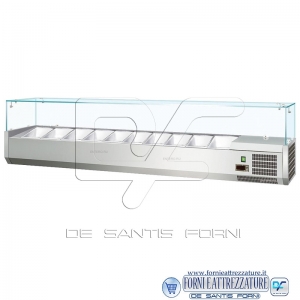 Vetrina Refrigerata per pizzeria capacità 10 vaschette GN1/4 Vetrina Refrigerata per pizzeria capacità 10 vaschette