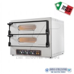 Forno elettrico per pizza 2 camere 61x52x11H(x2)