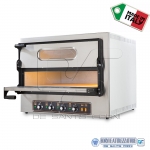 Forno elettrico per pizza 2 camere 61x52x11H(x2)