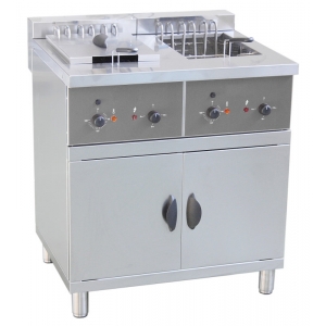 Friggitrice elettrica Lt.25+25 a 2 vasche