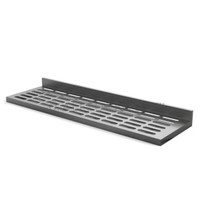 Mensola in acciaio inox forata personalizzabile prof.40 cm. Mensola in acciaio inox forata personalizzabile prof.40 cm.