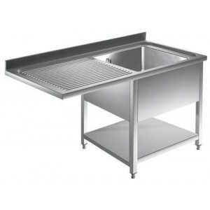 Lavello a sbalzo con ripiano inf.